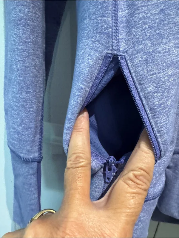 lululemon athletica Lavender Full-Zip Hoodie Jacket - Image 5