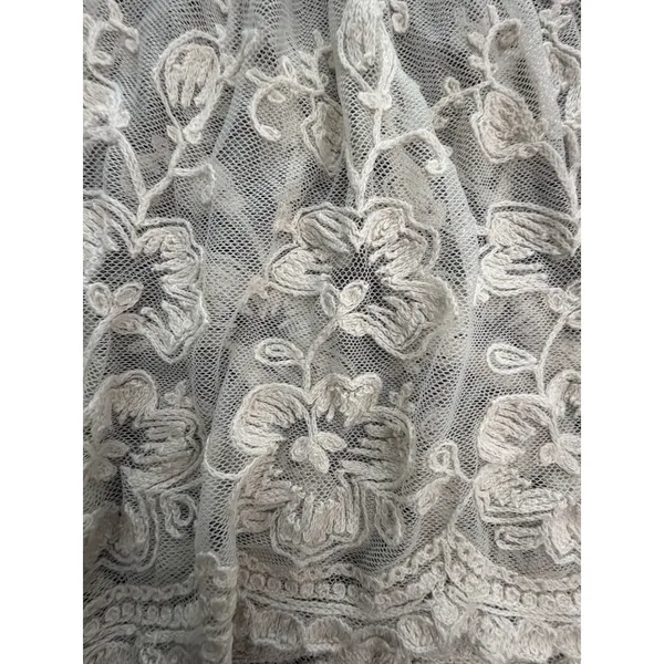Vintage Y2K Floral Sheer Lace Top Coquette Boho Babydoll Style Romantic #III15-1 - Image 6