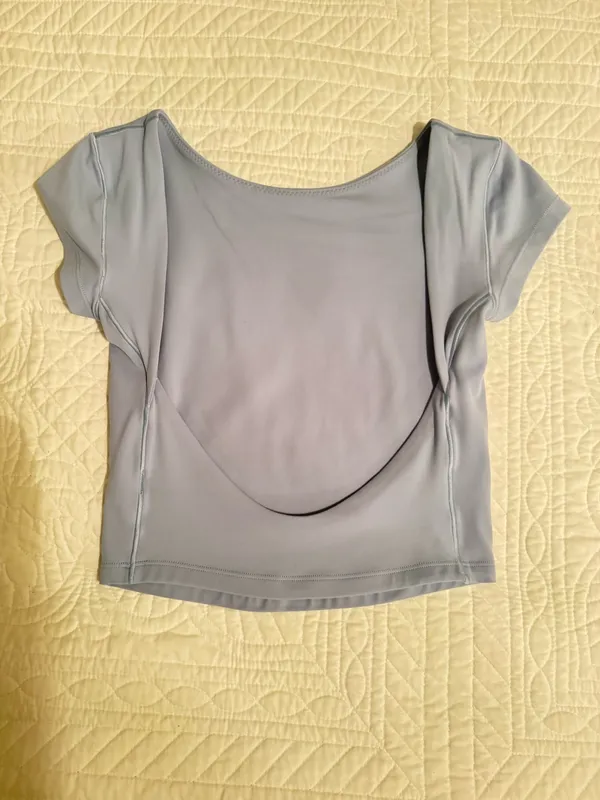 Aerie Backless Top Blue - Image 3