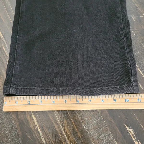 Cider Women's Medium High-Rise Wide Leg Black Denim Jeans NWT - Image 7