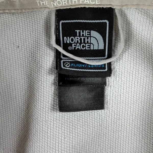 The North Face Flight Series Womens Jacket White Grey Zip Windbreaker Medium - Image 2