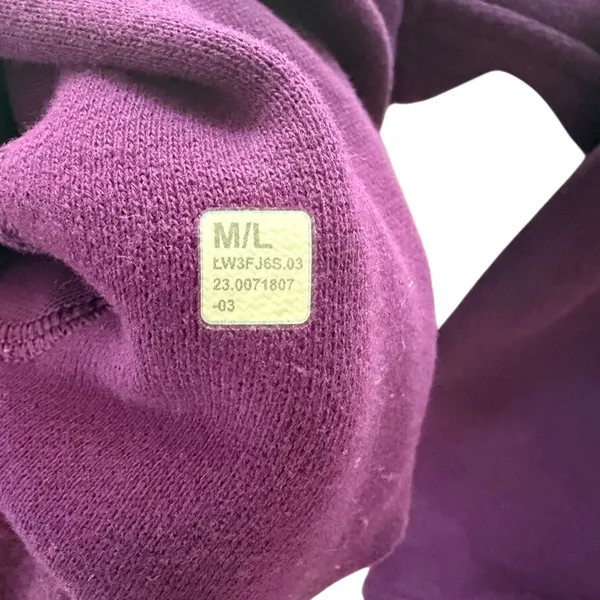 Lululemon Scuba Oversized Funnel Neck Sweatshirt Dramatic Magenta Purple Sz M/L - Image 6
