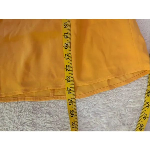 Lulus Gillian Yellow Pleated Strapless Mini Dress Size XS Sleeveless Party - Image 8