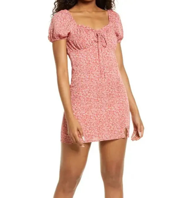 BP Ditsy Floral Mini Dress - Image 2