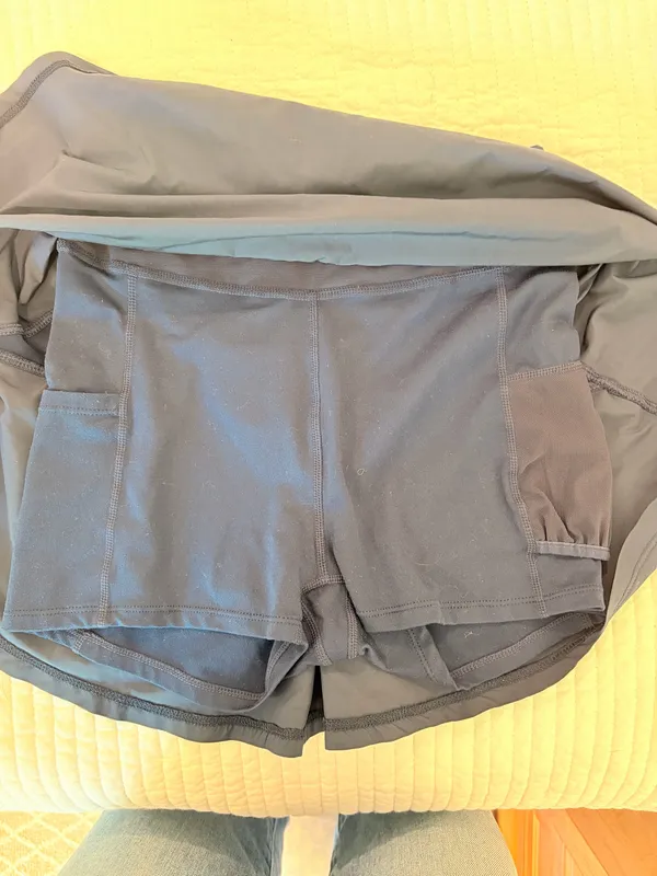 Free People Movement Navy Mini Skort - Image 3