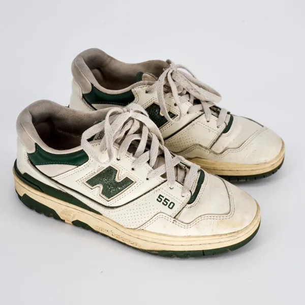 New Balance 550 Aimé Leon Dore Sneaker Shoes White Green BB550ALD Womens 8 - Image 4