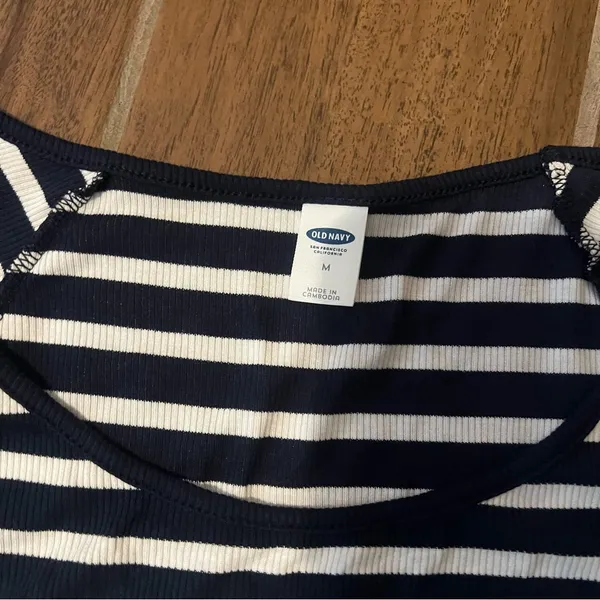 Old Navy black and white dress size M - Image 4