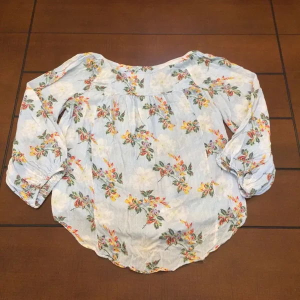 Maeve Anthropologie boswell balloon sleeve blouse 8 - Image 5