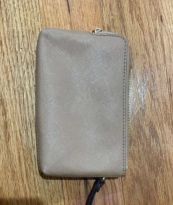 Michael Kors Wallet Wristlet Leather tan - Image 2