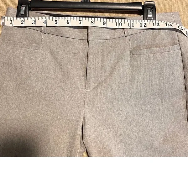 Banana Republic Sloan Curvy Fit Ankle Trouser Womens 6 Gray Stretch Career Pants - Image 5