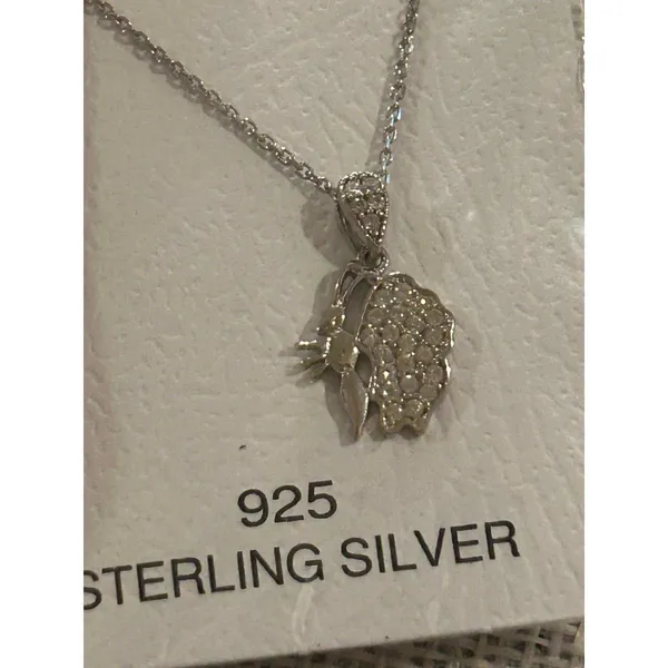 Lot b310 925 sterling silver necklace pendant - Image 4
