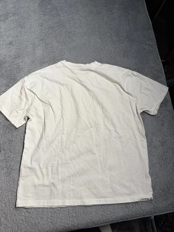 Bohme White Tee with red bows graphic XS - Image 9