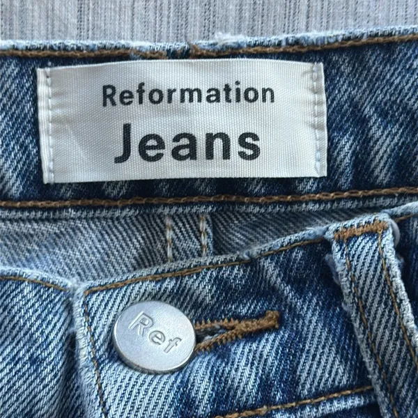 Reformation Stevie Ultra High Rise Jeans in Sydney Wash Sz 27 - Image 5