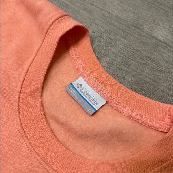 •COLUMBIA• PEACH LOGO SWEATSHIRT - Image 6