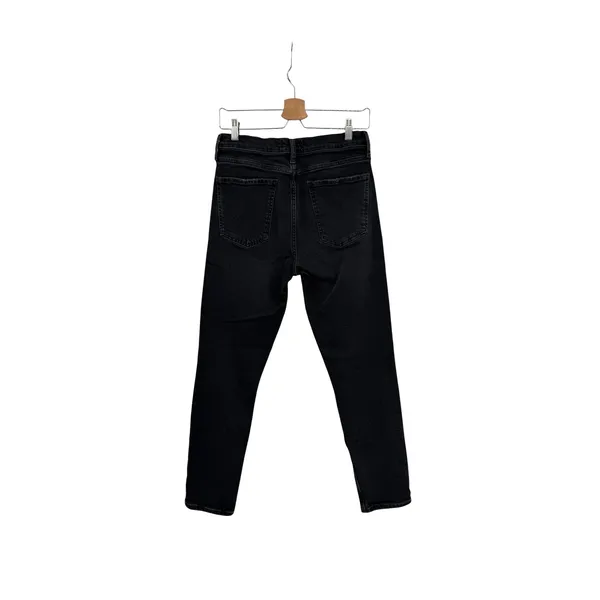 Agolde Nico High Rise Slim‎ Jeans Cosmopolitan Black Gray Wash 28 Women Denim - Image 7