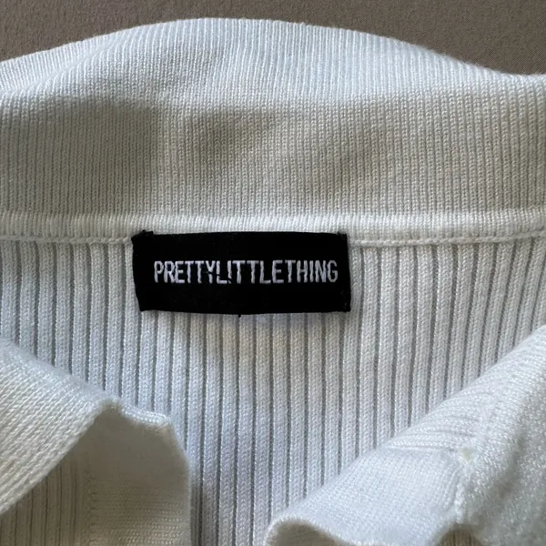 Pretty Little Thing Polo RIBBED KNIT BODYCON MINI DRESS - Image 7