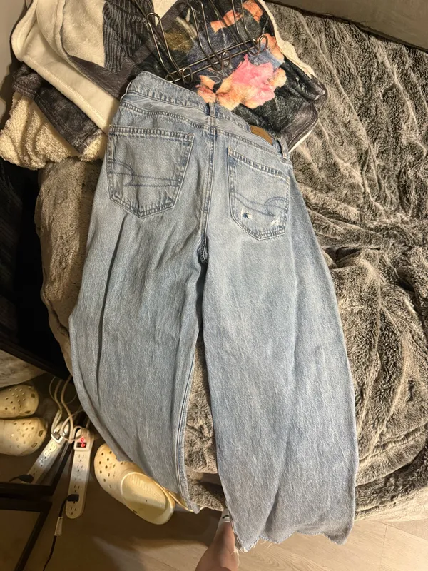 American Eagle Jeans Baggy Wide-Leg Super High-Rise - Image 3