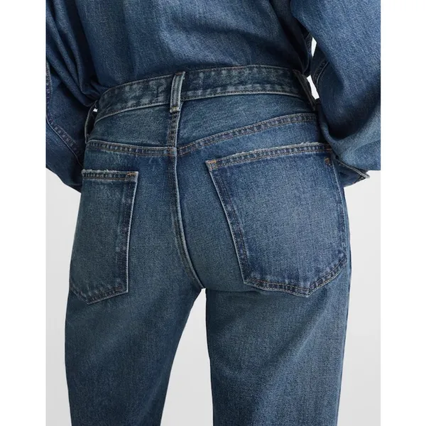 Madewell The Dean Easy Straight Jean Greendale Wash Rigid Blue US 28 NWT - Image 5