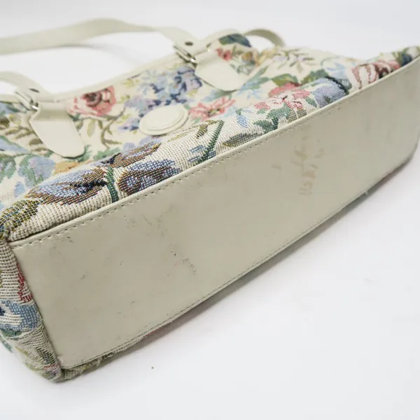 Vintage 80s Mitzi Floral Tapestry Shoulder Bag - Image 10