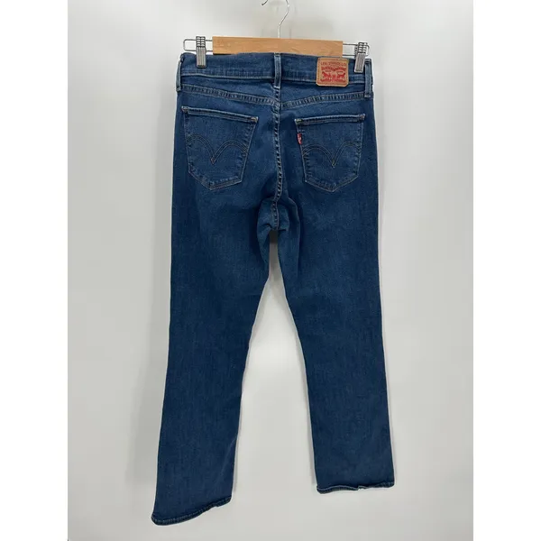Levi's Curvy Bootcut Medium Wash Blue Cotton Blend Denim‎ Jeans Women's Size 28 - Image 2