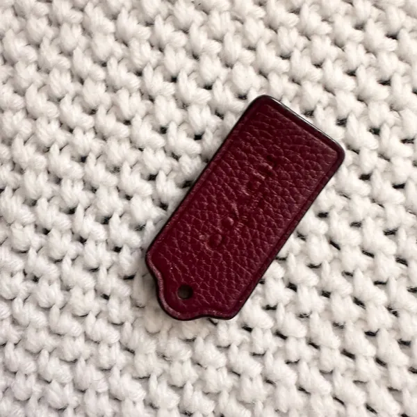 Coach Maroon Oxblood Red Prairie 58874 Top Handle Satchel Crossbody Leather Bag - Image 8