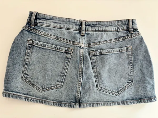 Garage Denim Mini Skirt - Image 5