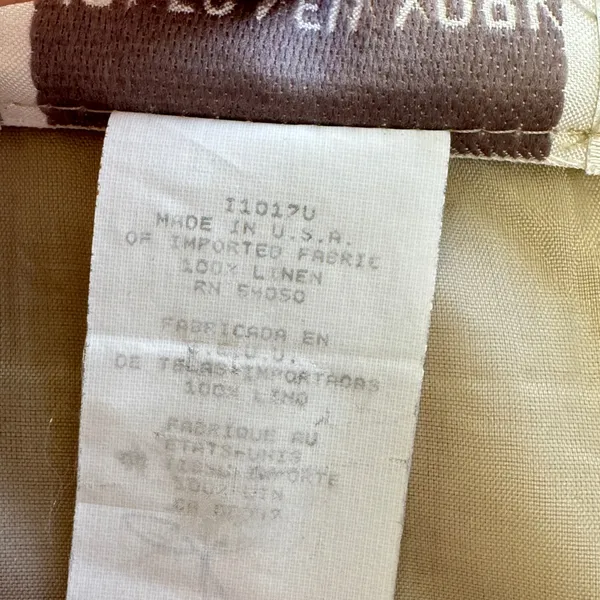 Jones New York Linen‎ Career Pencil Mini Skirt Tan Beige Career Office Sz 16 - Image 8