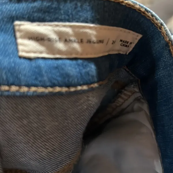 Pacsun high rise ankle skinny button up jeans - Image 9
