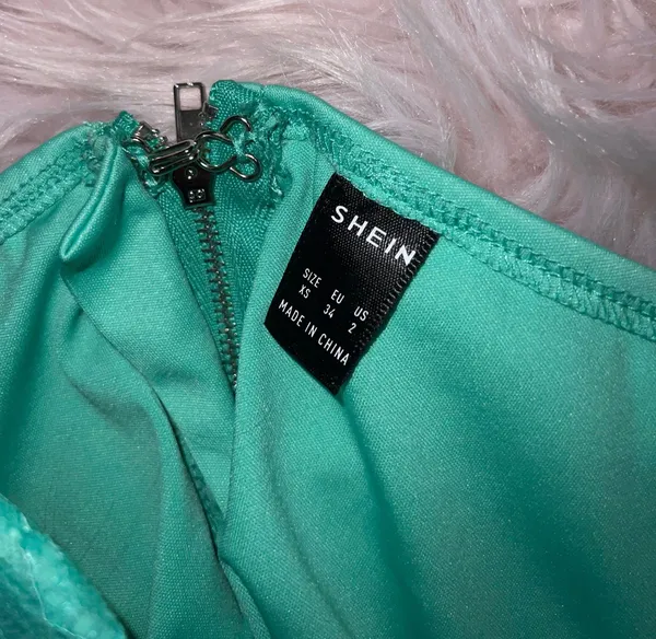 SheIn Green Bandeau Top - Image 5