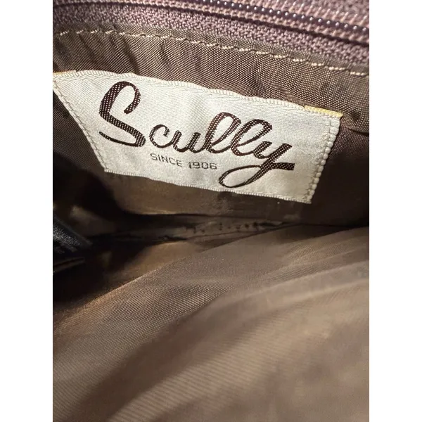 Scully Waist Belt Pouch Wallet Brown Leather Camo‎ Unisex Travel Easy Carry New - Image 5
