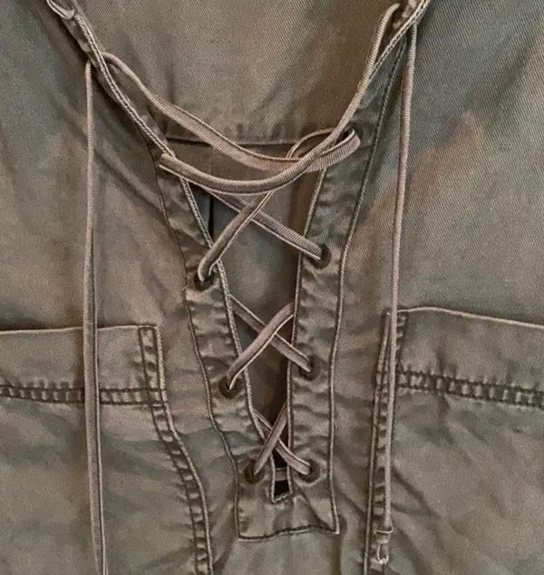 Lace Up Long Sleeve Top - Image 4