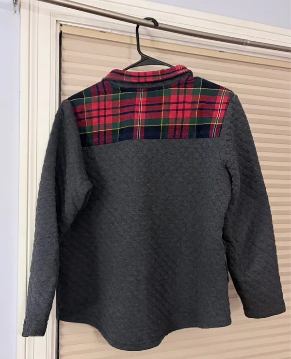 Legendary White Tails Flannel Print Sweatshirt - Image 3