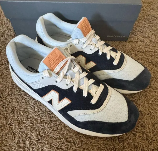 NEW BALANCE 997 Shoes Lifestyle Sneakers Blue Size Women’s 9 CM997HLR - Image 2