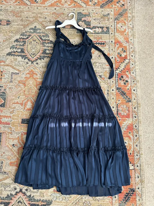 Navy Blue Lulus Maxi Dress  - Image 2