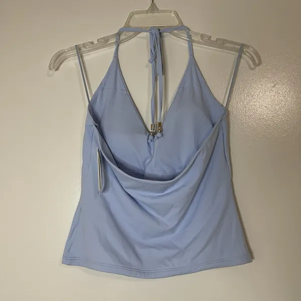 NEW! Abercrombie & Fitch blue halter padded tank top size Medium - Image 2