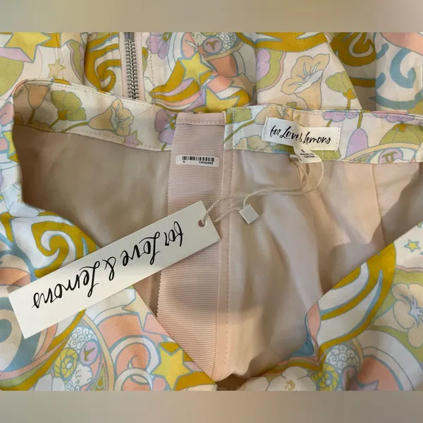 For Love‎ And Lemons Set NWT Marcia Crop Top M and Aiko Mini Skirt Size S - Image 8