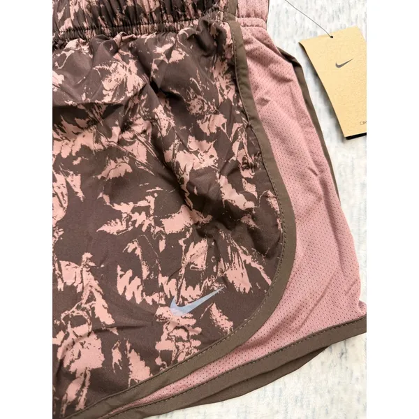 Nike Womens Dri-FIT Running Shorts‎ Brown Mauve Abstract FZ3482-208 XS NWT.. - Image 3