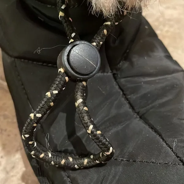 Time & Tru Black Thinsulate Faux Fur Quilted Boots Womens Size 7 Winter - Image 10
