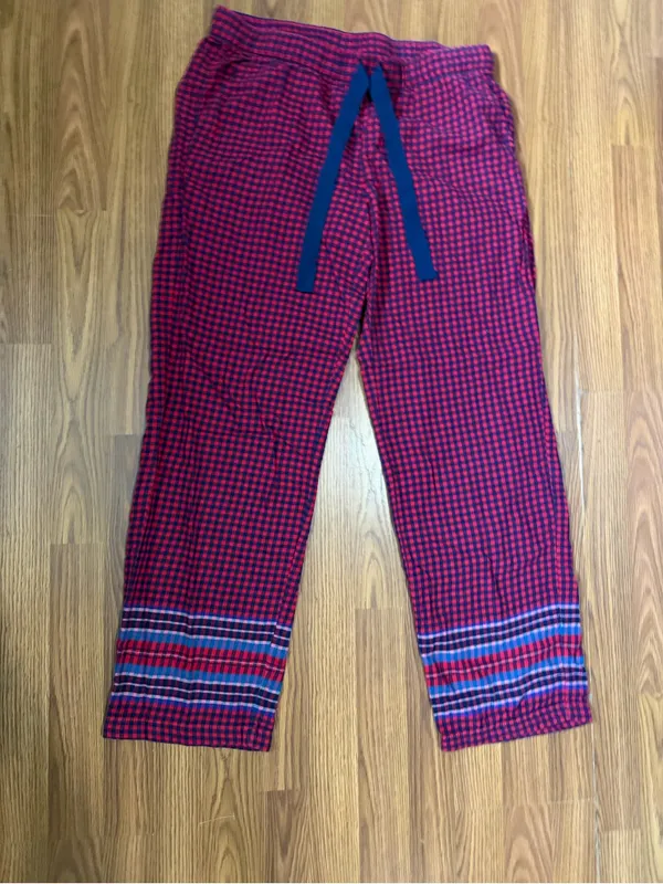 Aerie Gingham Plaid Pajama Pants Lightweight Cozy Lounge Medium - Image 2
