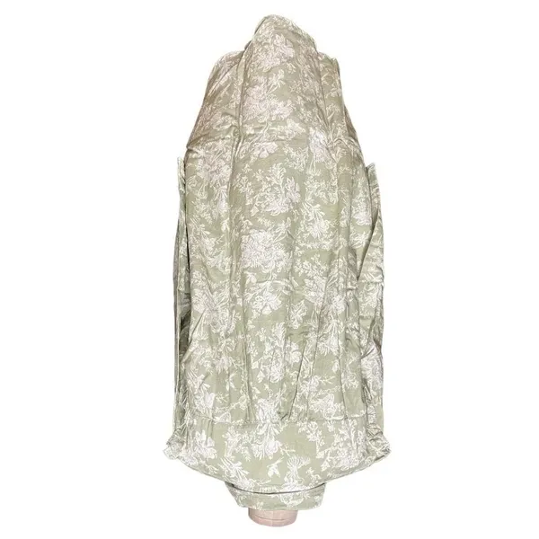 Roller Rabbit‎ Caxias Darya Dress Sage Green White Floral Size Large - Image 7