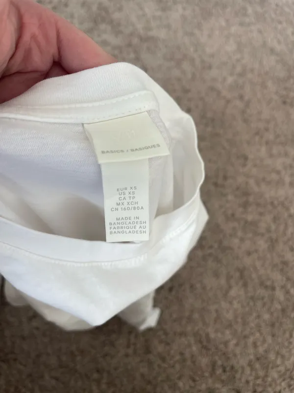 Basic Tee White H&M - Image 2