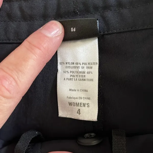 Patagonia Black Active Cargo Skort Size 4 - Image 4