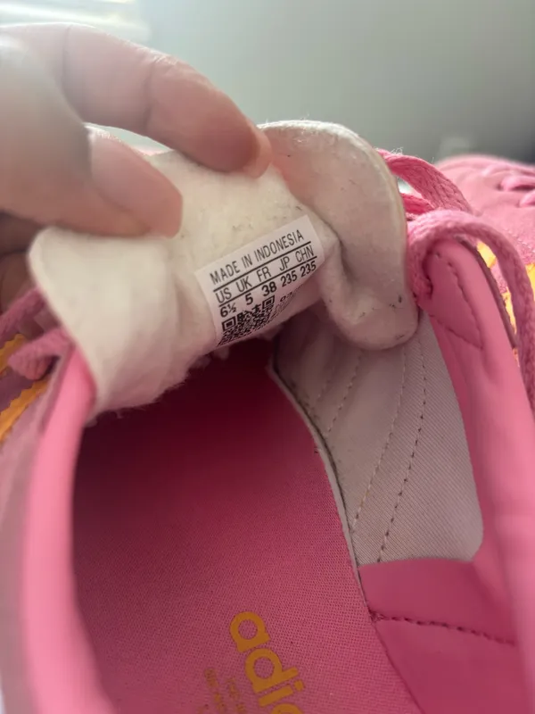Adidas Gazelle Sneakers pink and orange - Image 2