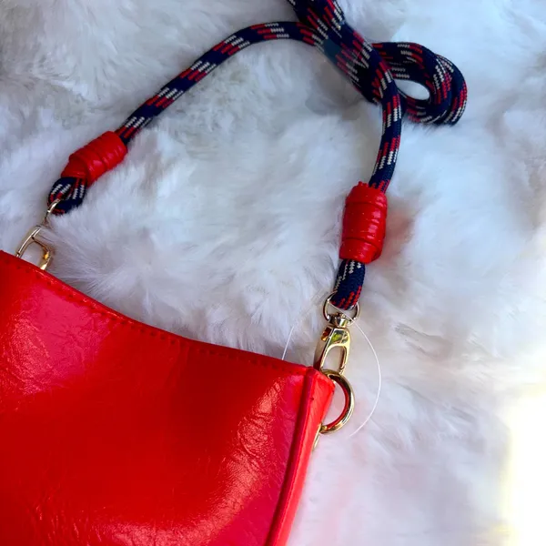 Red Cross Body Purse Bag ~ NWTS ~ With Red white Blue 4th July Straps handles - Image 10