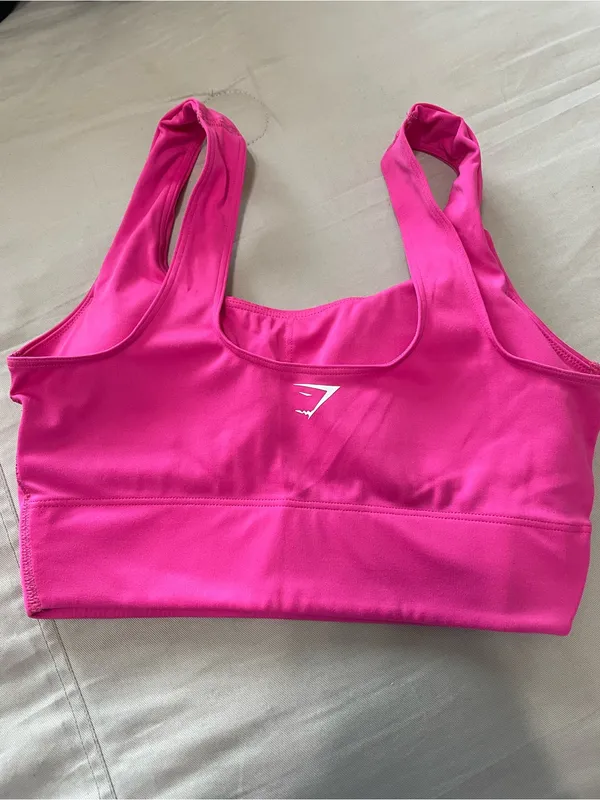 Women's Gymshark Hot Pink sports bra xsmall - Image 2