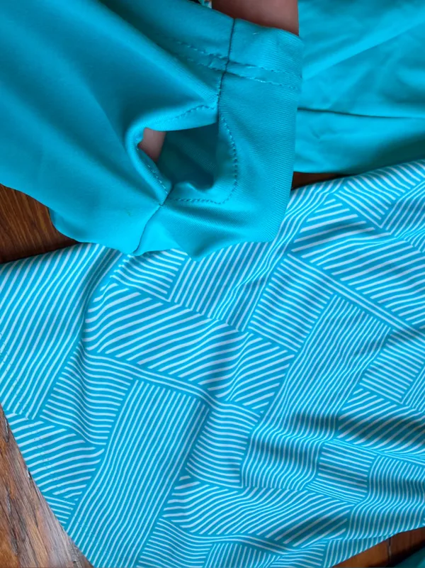 Mott50 Women’s Long Sleeve Aqua Rash Guard Top - Image 6