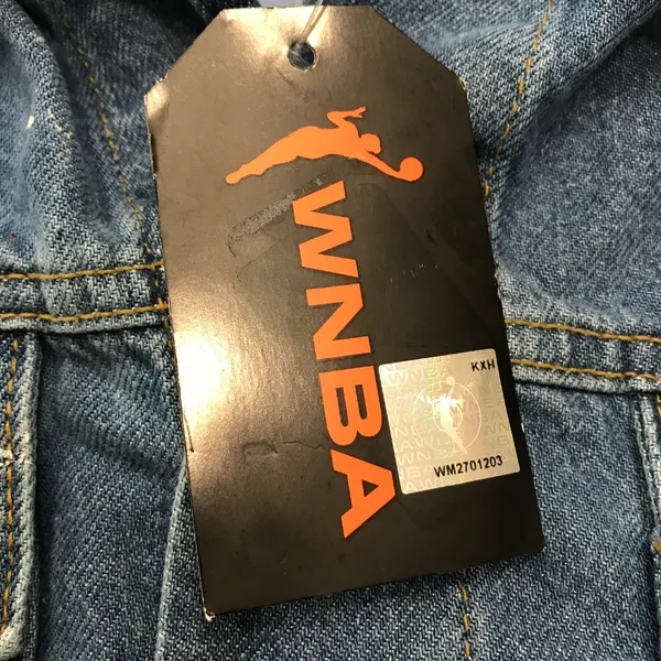 WNBA Indiana Fever Caitlin Clark #22 Denim Jacket - Image 5