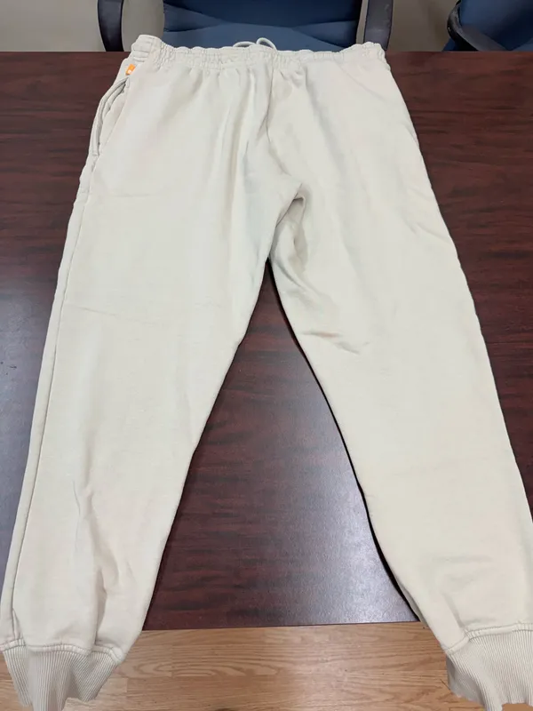 Timberland Beige Mens Sweatpants Size Large - Image 3