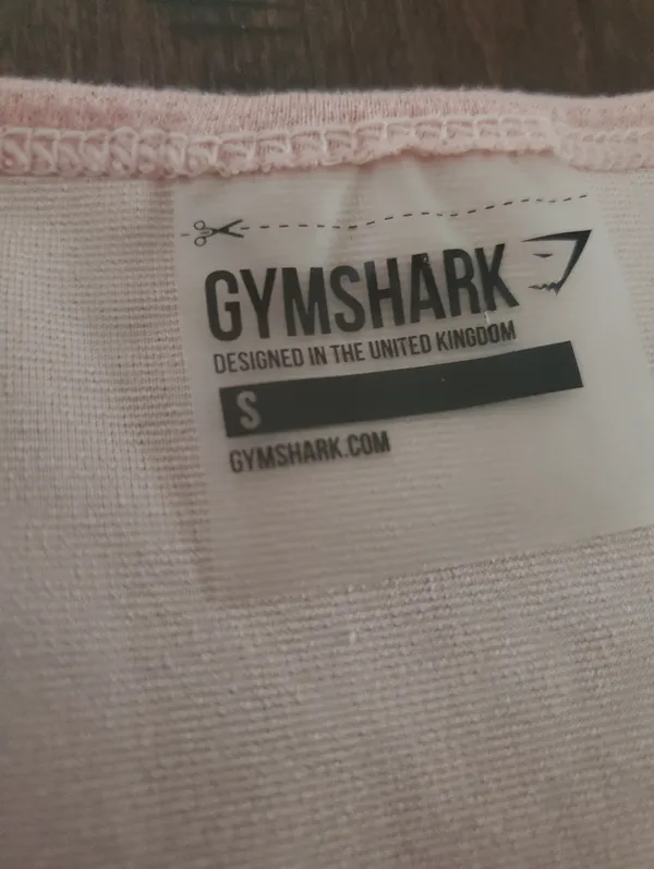 Gymshark Pale Pink Seamless Tank Top Size Small - Image 2