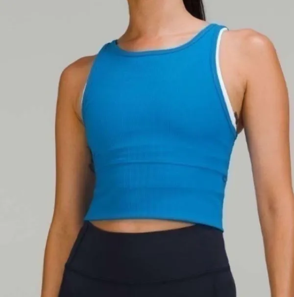 Lululemon Power Pivot Ribbed Tank Top - Image 2